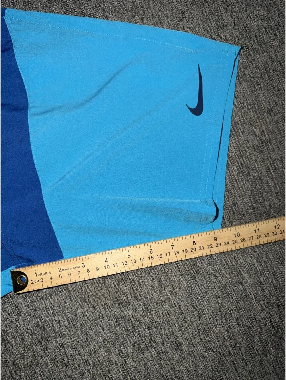 Nike Men’s Small Color Surge Volley Swim Shorts Blue Lightning NESSD470-480 NWT